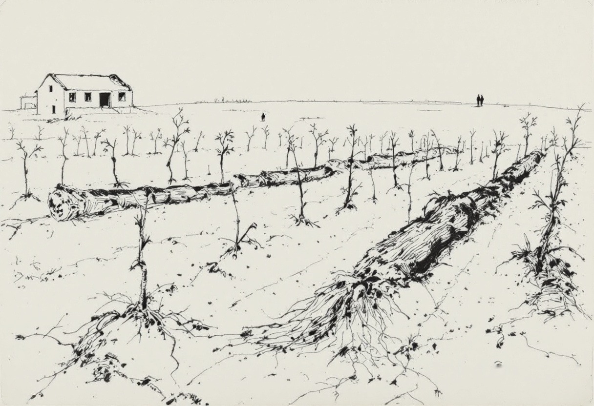 הפרדסים נעקרים, 1936
