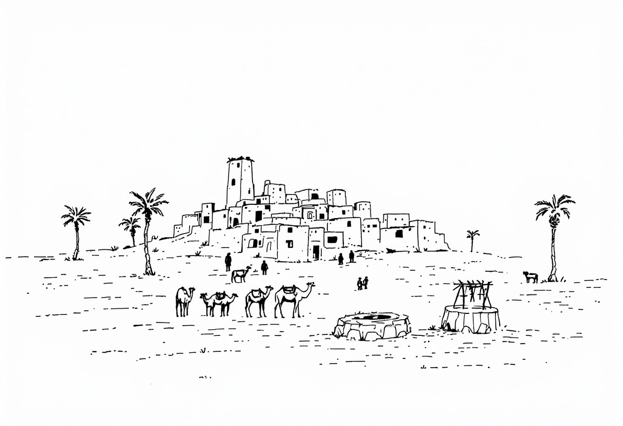 ג'מאמה, הכפר השכן